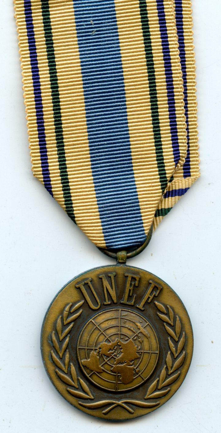 United Nations UNEF The United Nations Emergency Force Medal