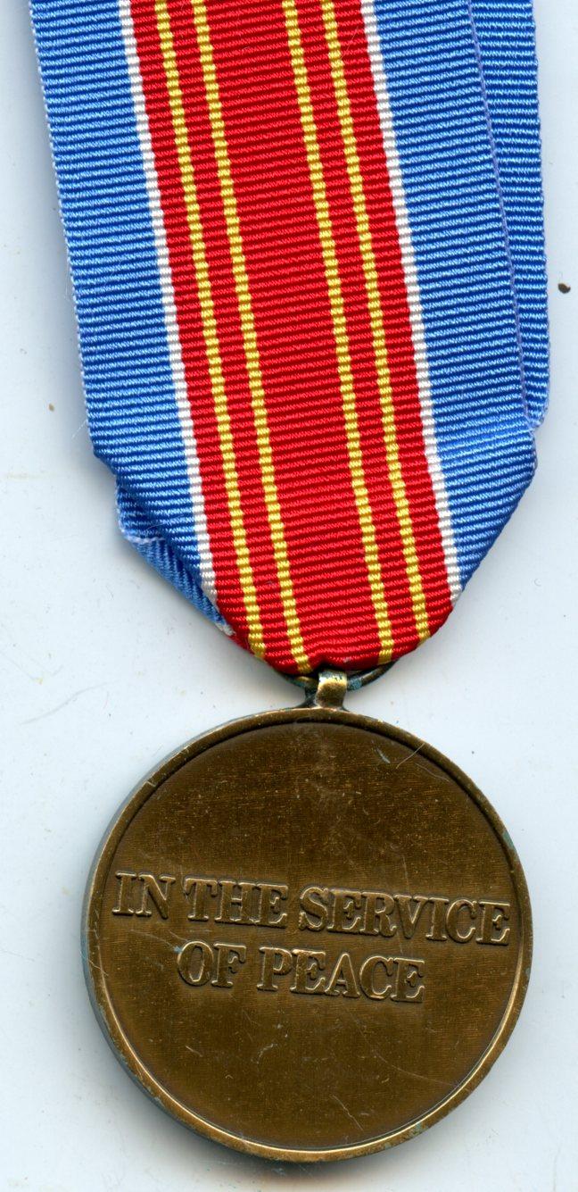 United Nations Preventive Deployment Force (UNPREDEP) in the former Yugoslav Republic of Macedonia Medal