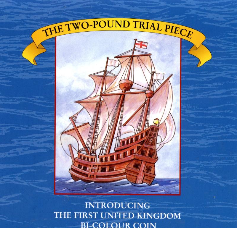 UK 1994 Royal Mint Trial Piece £2 Coin