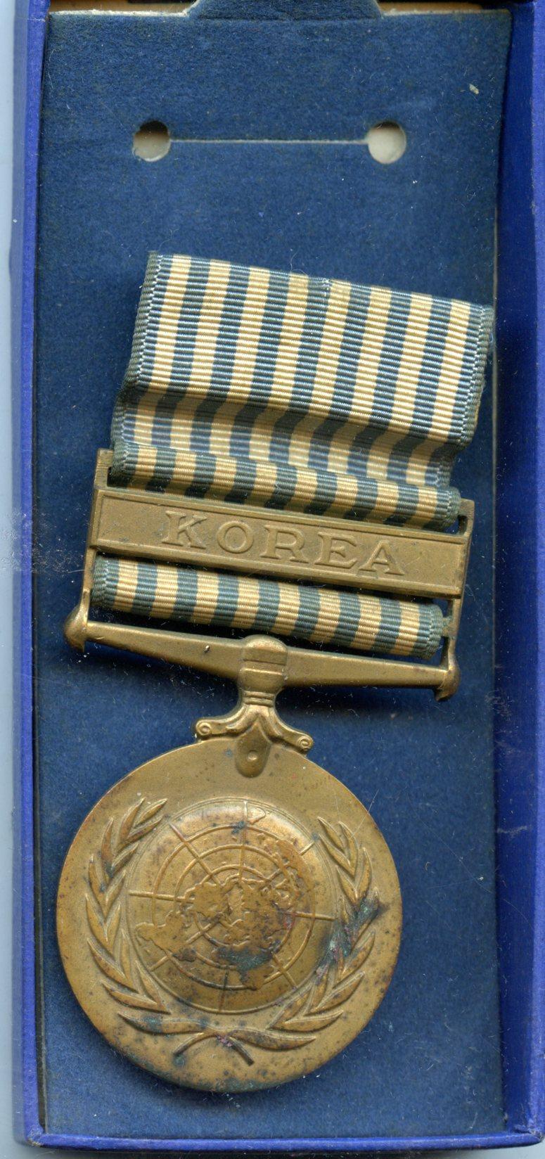 United Nations Korea Medal British Issue In box of Issue