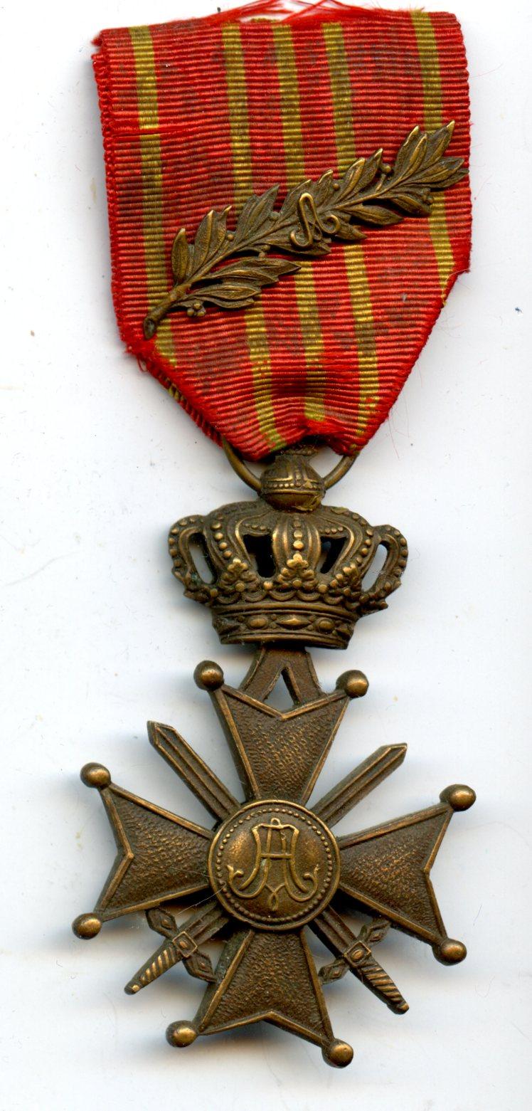 Belgium Croix De Guerre Medal with Palm