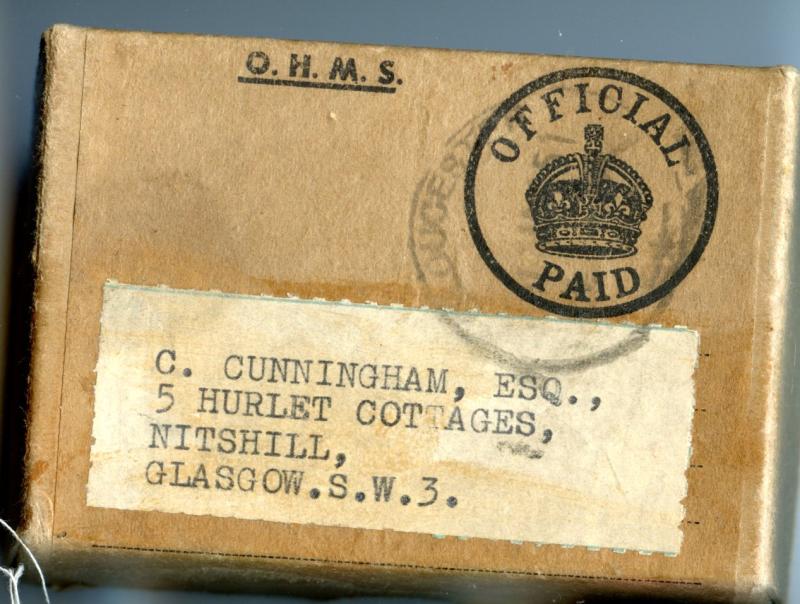 RAF 1946 Air Casualty Group To Wireless Operator/Air Gunner Colin Sinclair Cunningham 70 Sqdn., Royal Air Force Volunteer Reserve