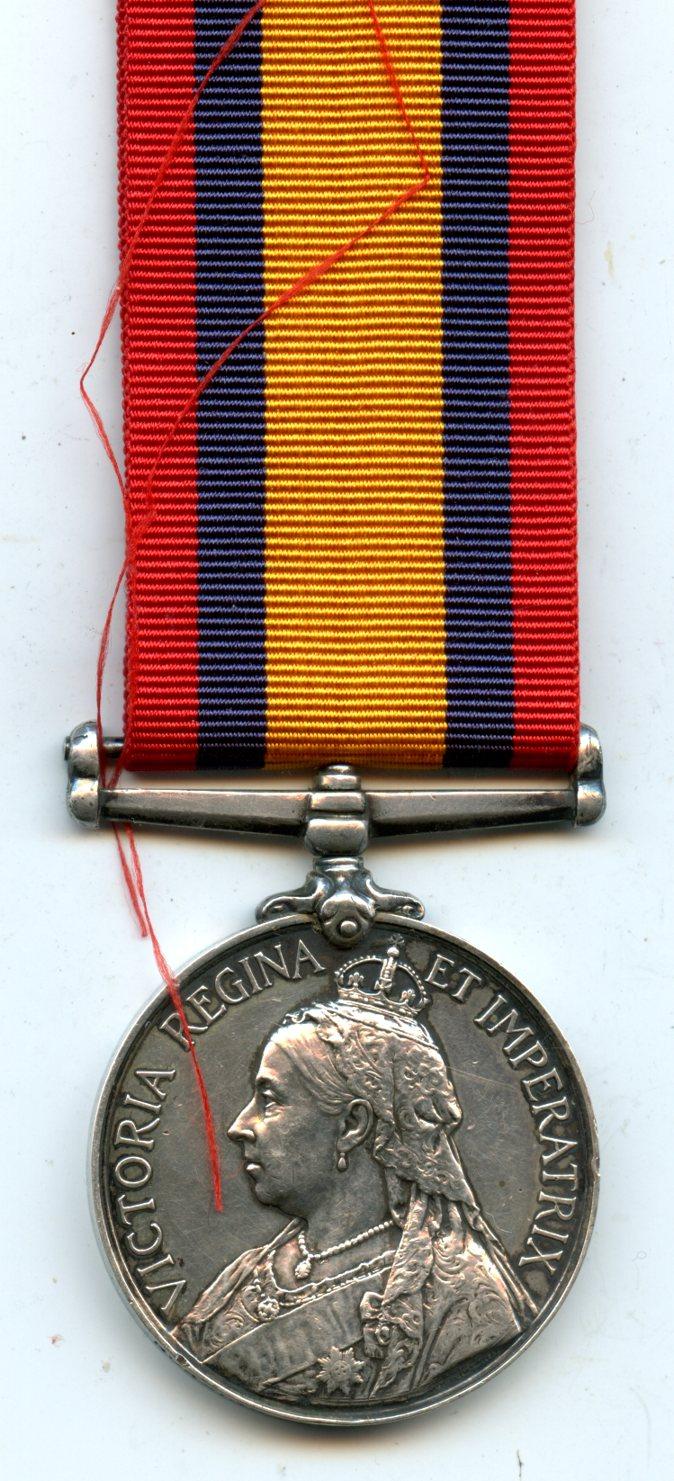 Queens South Africa Medal 1899-1902 To Nursing Sister Miss Norah Priday Haine Princess Christian's Army Nursing Service (Reserve).