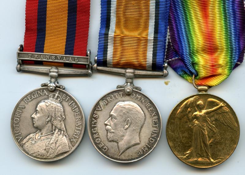 Boer & WW1 Group of Medals To Arthur Clement Jones, Imperial Light Horse & Australian Light Horse