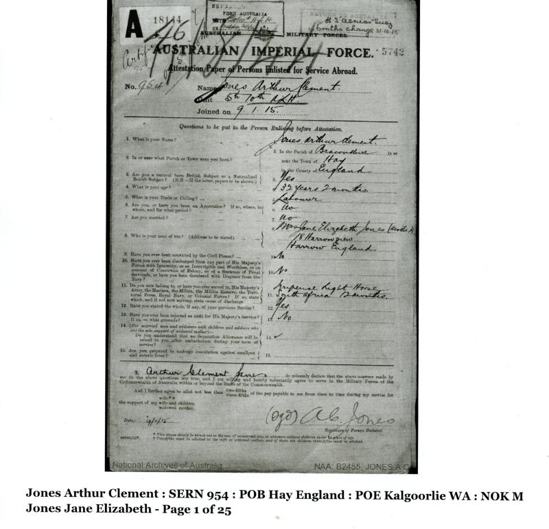 Boer & WW1 Group of Medals To Arthur Clement Jones, Imperial Light Horse & Australian Light Horse