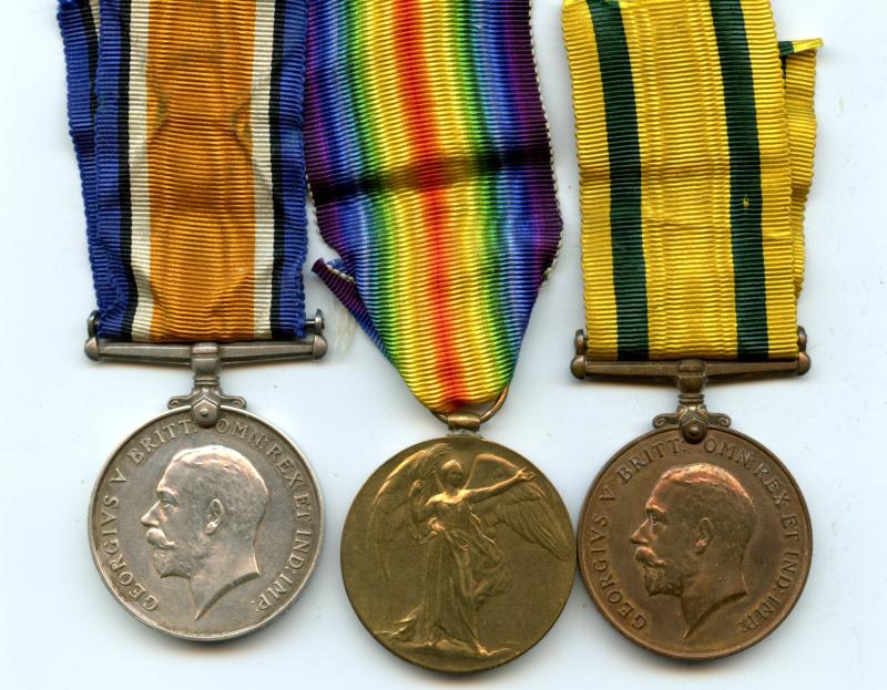 Territorial Force War Medal 1914-19 Group To Pte William Rogers, Shropshire Yeomanry