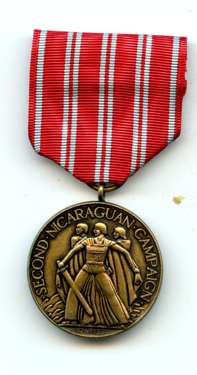 United States of America U.S.A. Second Nicraguan Campaign Medal