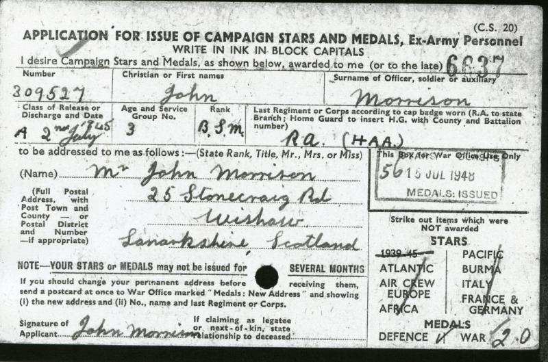 Territorial & WW1 & 2 Medal Group To Sjt John Morrison, Lanark Yeomanry & Royal Navy