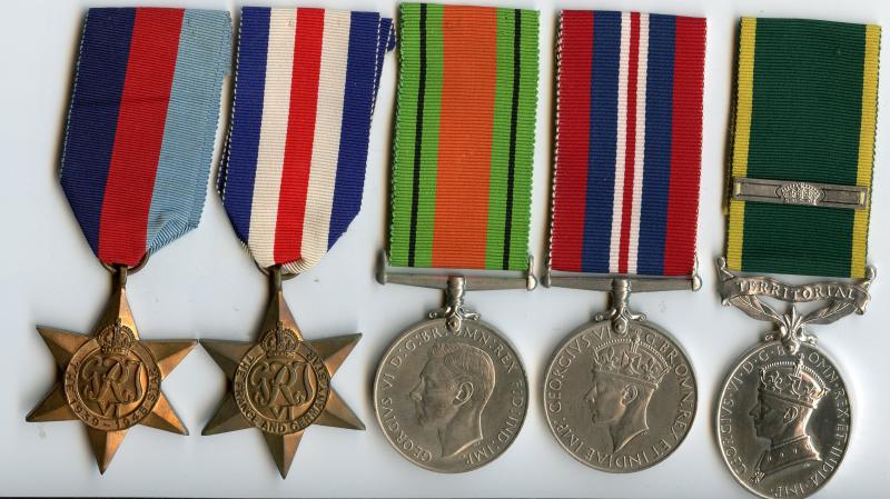 WW2 Territorial Medal Group To Driver T Wilcockson, Royal Signals