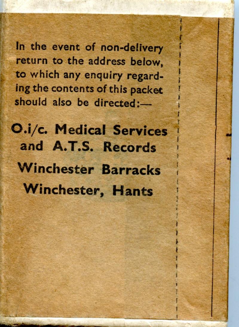 WW2 Boxed War Medal 1939-45 To Miss A. G. Woodrow, ATS Auxiliary Territorial Service