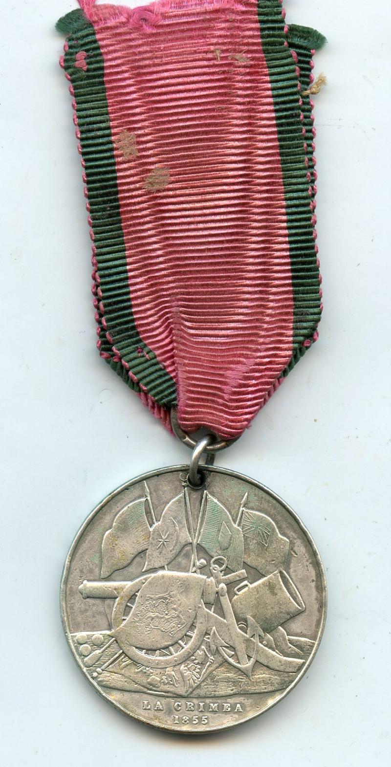 Turkish Crimea Medal 1855 To Serjt Thomas Bronson, 1st Battalion 21st Foot (Royal North British Fusiliers)