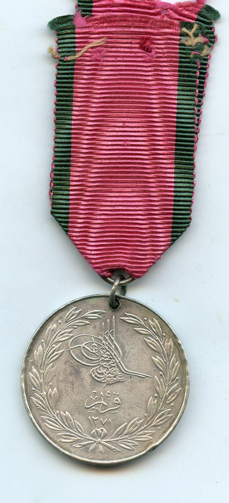 Turkish Crimea Medal 1855 To Serjt Thomas Bronson, 1st Battalion 21st Foot (Royal North British Fusiliers)