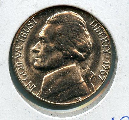 United States of America. U.S.A Nickel Five Cents Coin Dated 1967