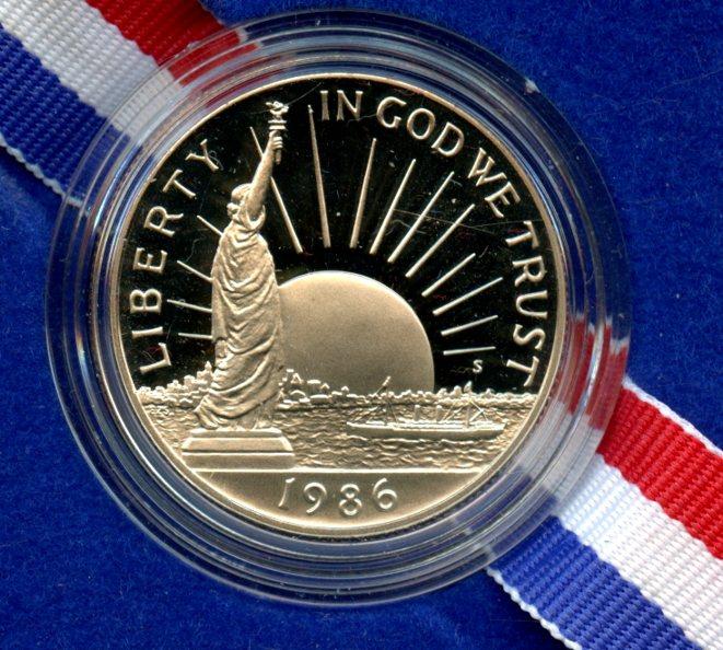 U.S.A. United States of America 1986 Liberty Proof Half Dollar