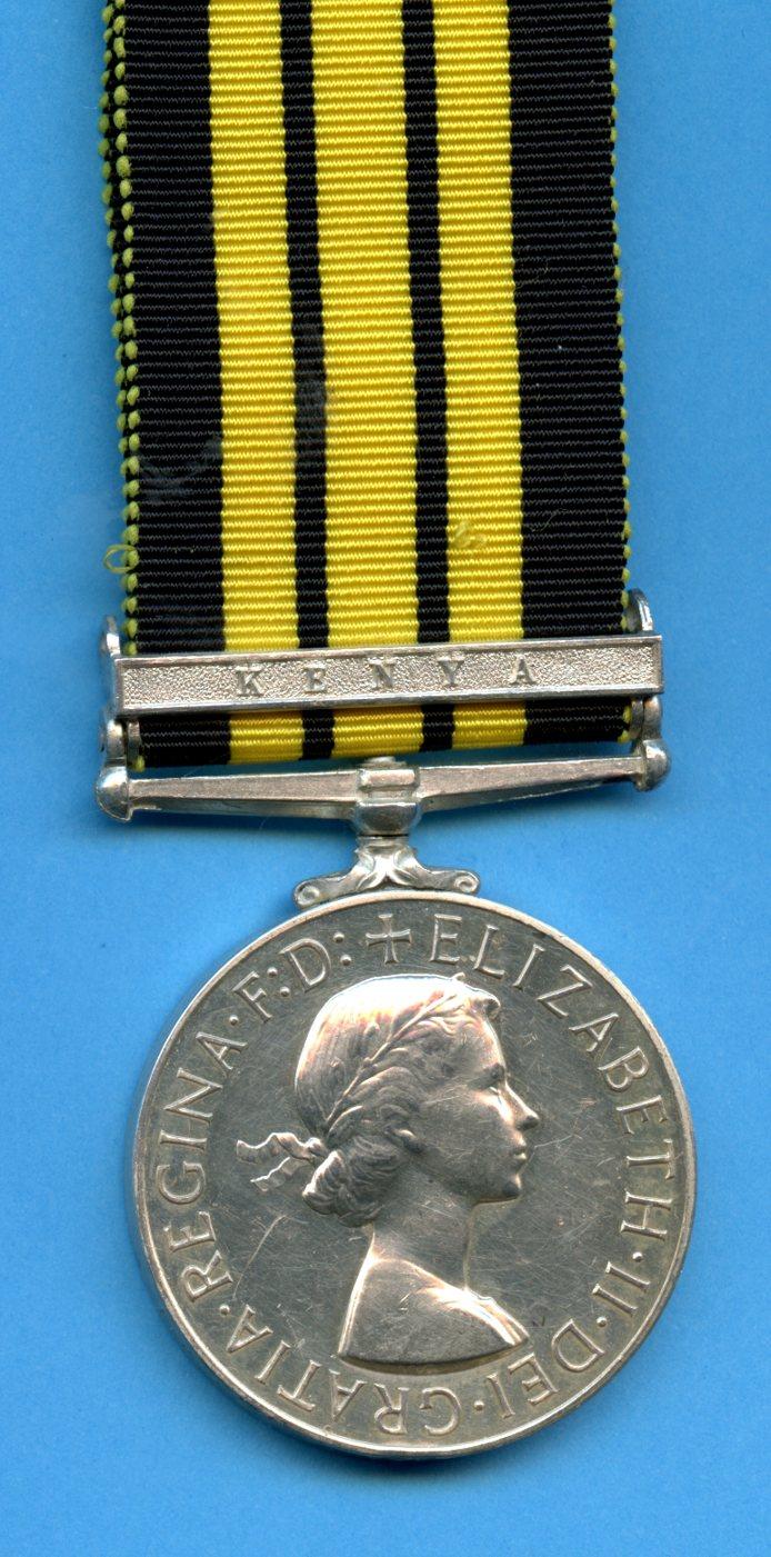 Africa General Service Medal Kenya To Inspector of Police G. T. Jones