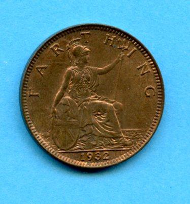 UK George V 1932 Farthing Coin